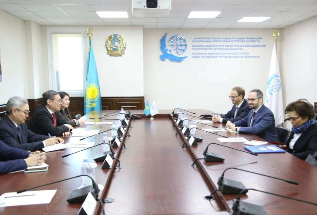 Prospects for the development of cooperation between the KazISS and the Friedrich Ebert Foundation Representative Office in Kazakhstan were discussed today in Astana