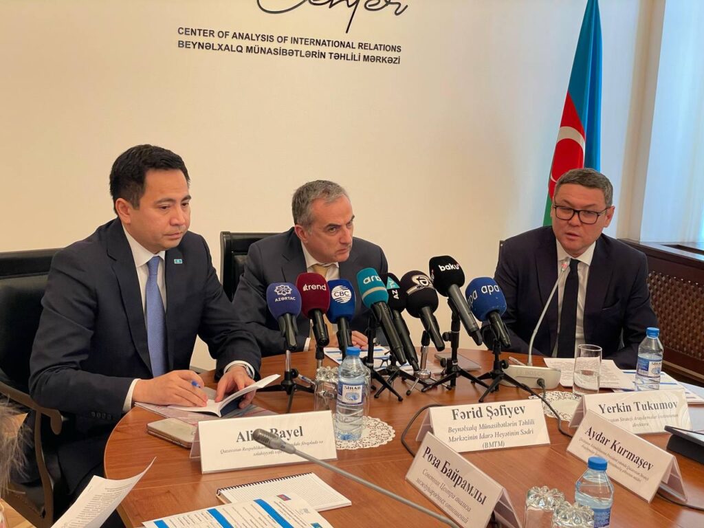 Итоги визита Президента Казахстана обсудили на Третьем Казахстанско-Азербайджанском экспертном совете в Баку