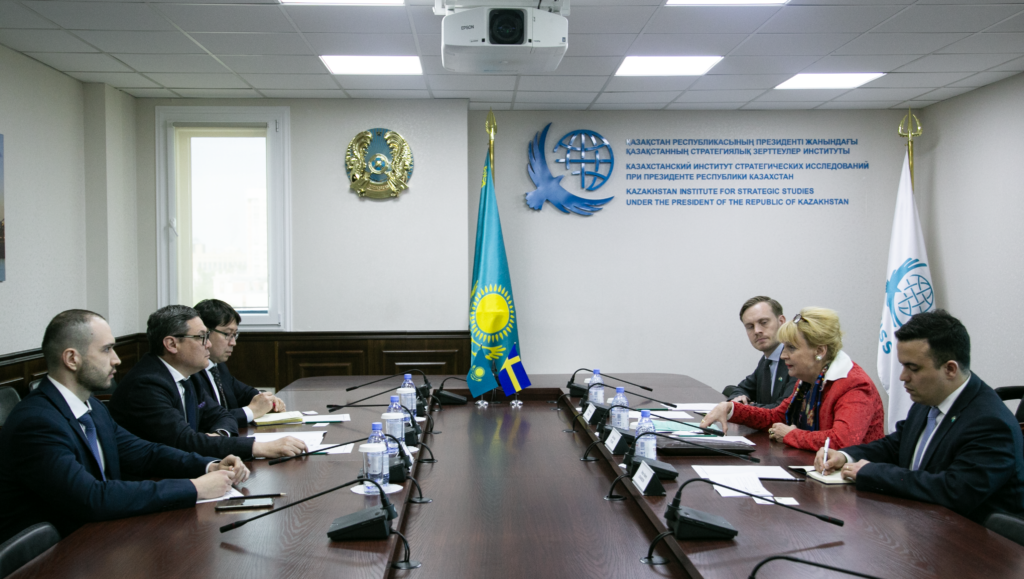 Prospects of cooperation between think tanks of Sweden and Kazakhstan Institute for Strategic Studies