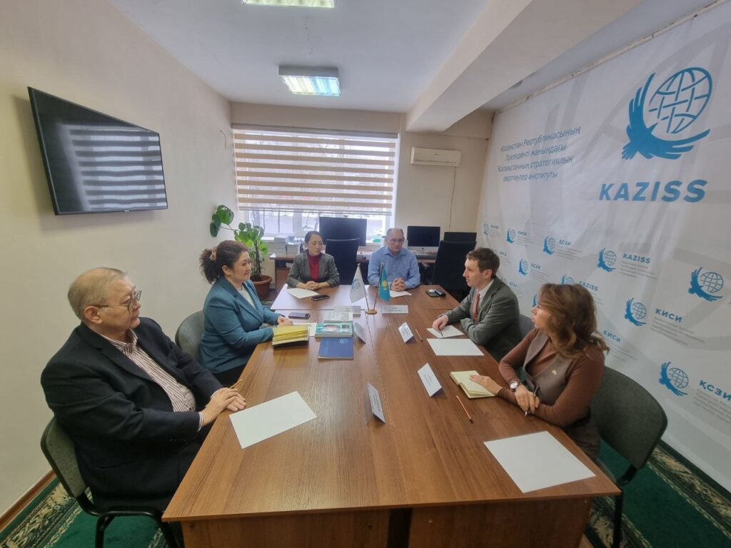 Meeting with Representatives of the British Embassy Held at KazISS’s Almaty Representative Office