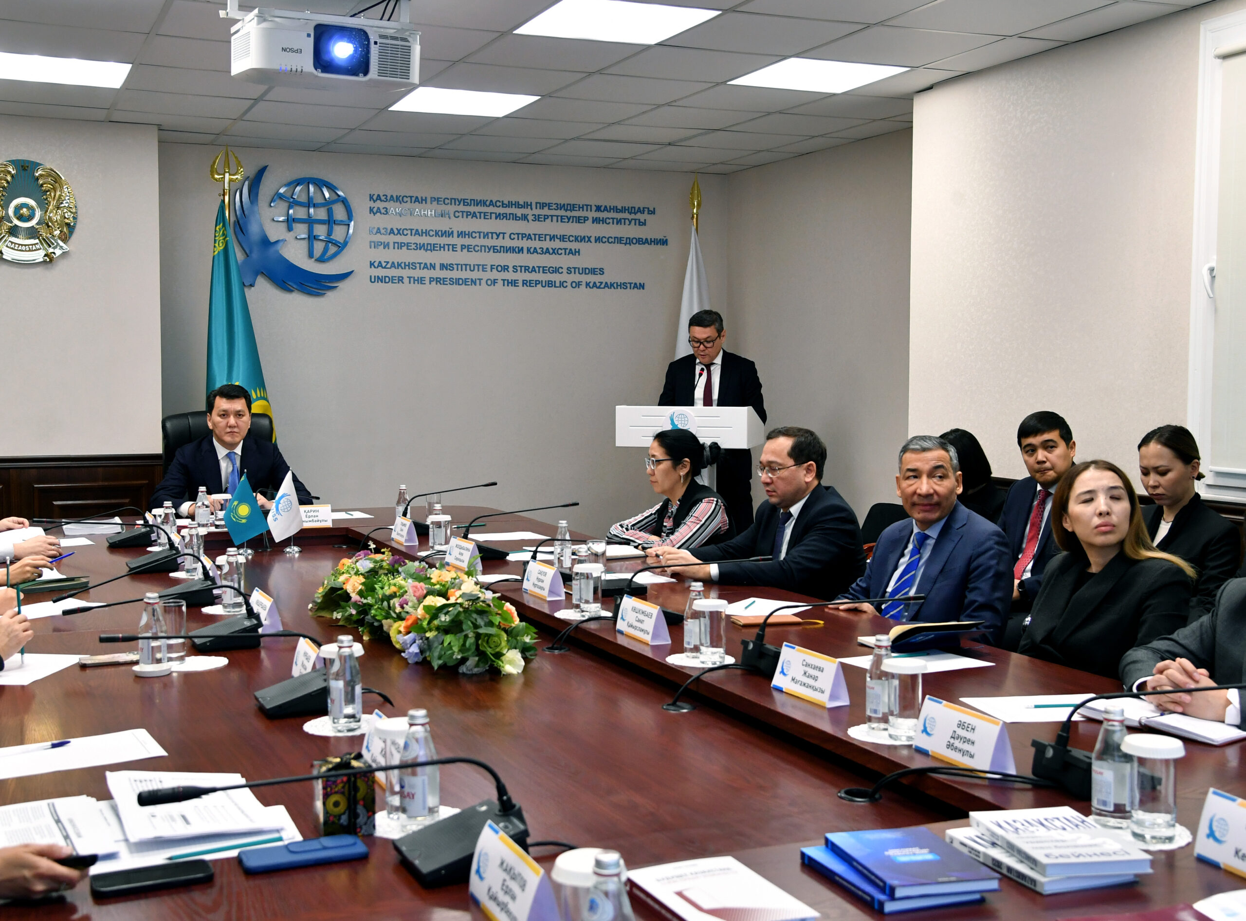 State Counselor Karin participates in KazISS Academic Council’s meeting