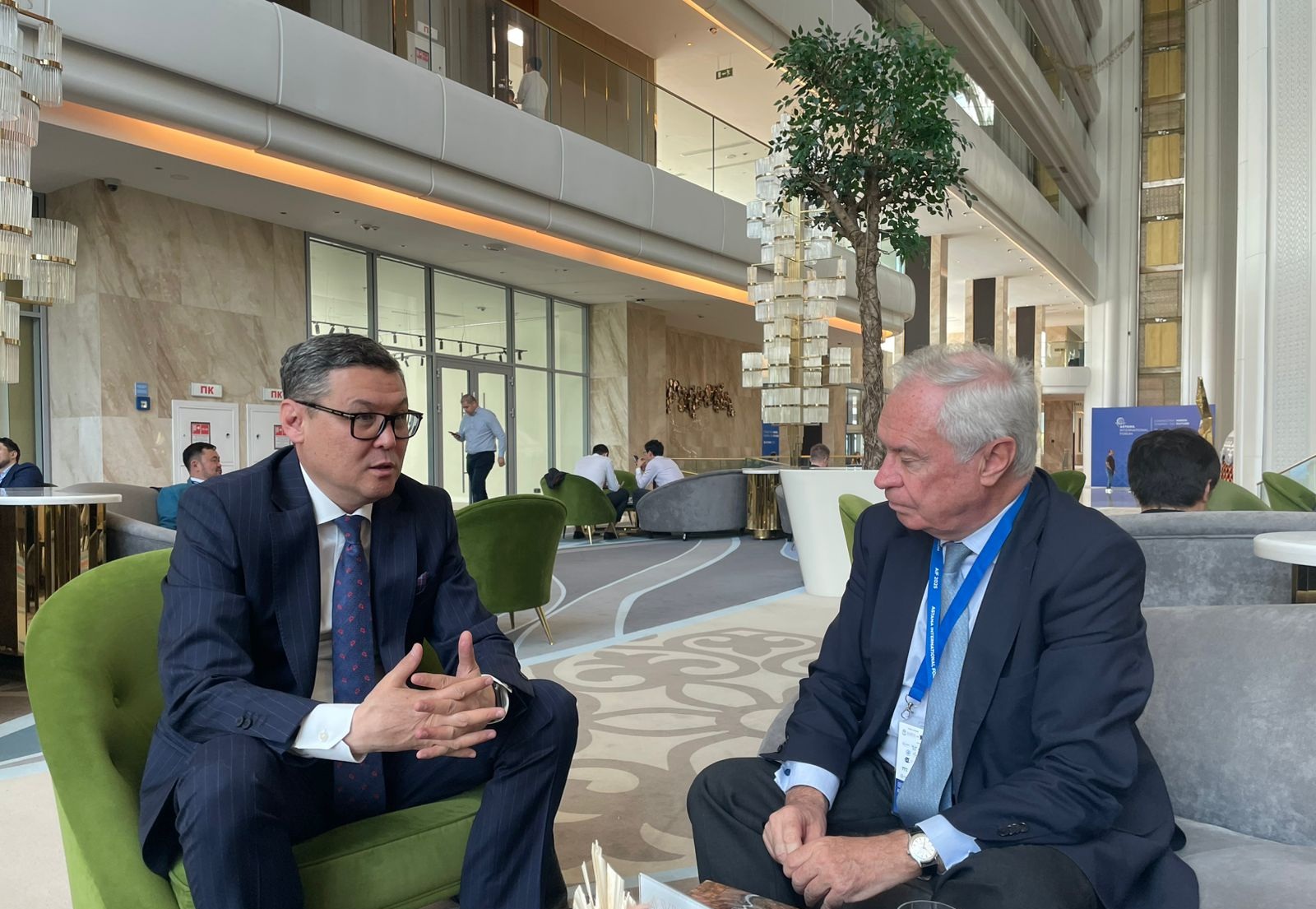 KazISS Director Meets with Director of the Elcano Royal Institute on ...