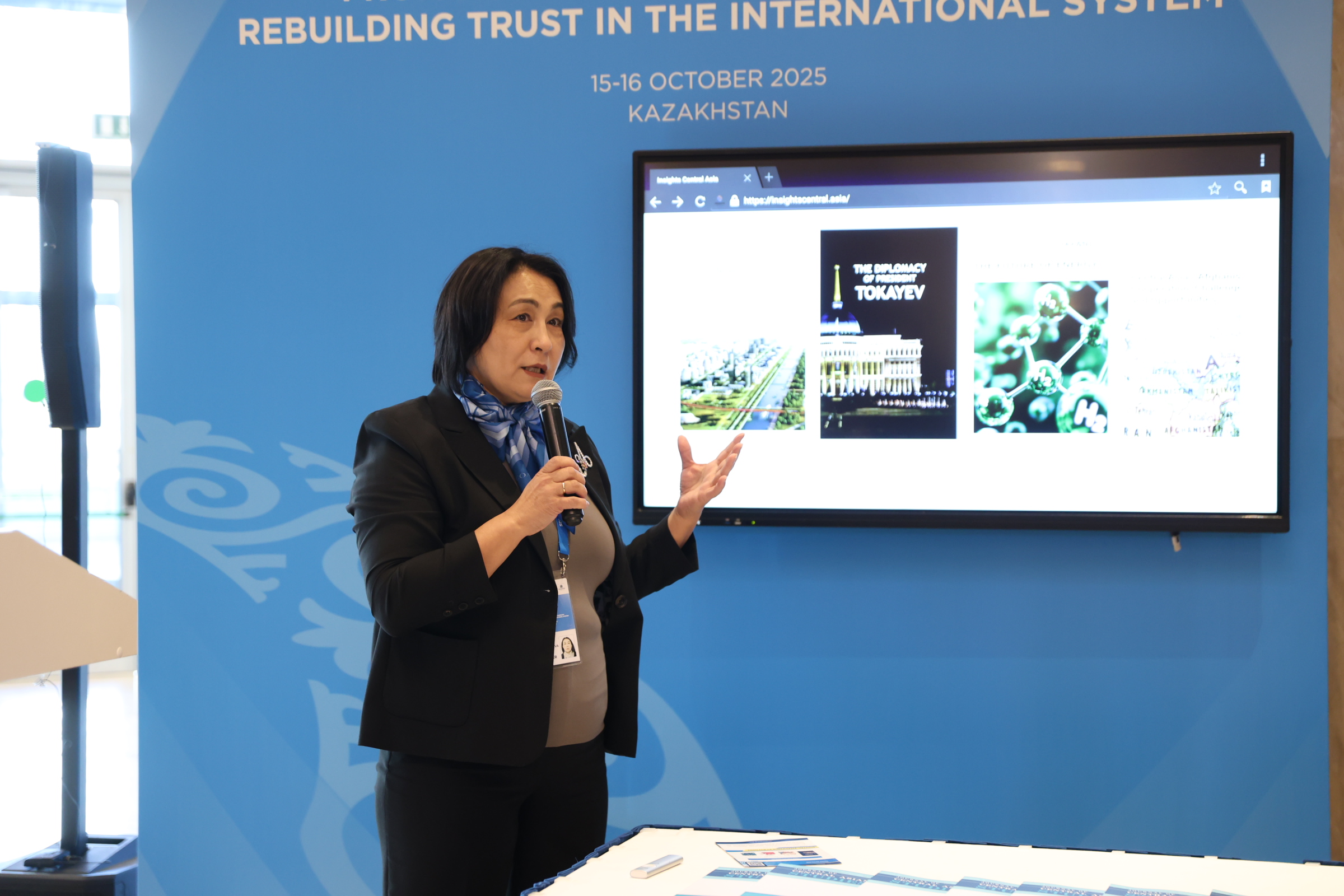 Научную платформу Insights Central Asia презентовали на Astana Think Tank Forum