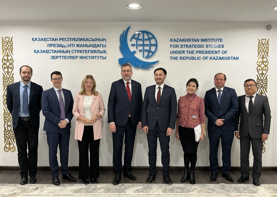 A meeting with a delegation of the European Union was held at KazISS